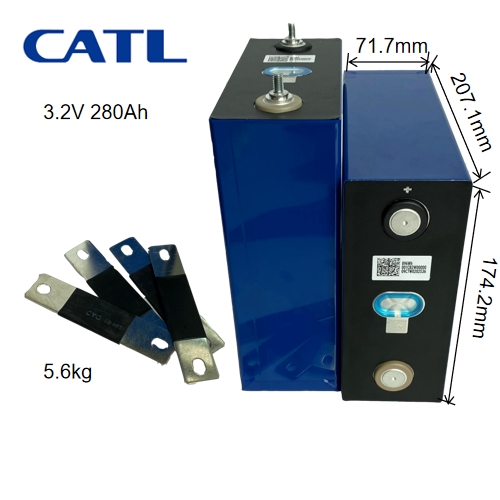  Catl Energy Storage Battery 3.2V 280Ah Lifepo4 Cell Battery Rechargeable Prismatic Lithium Home Energy and Solarbatterie 