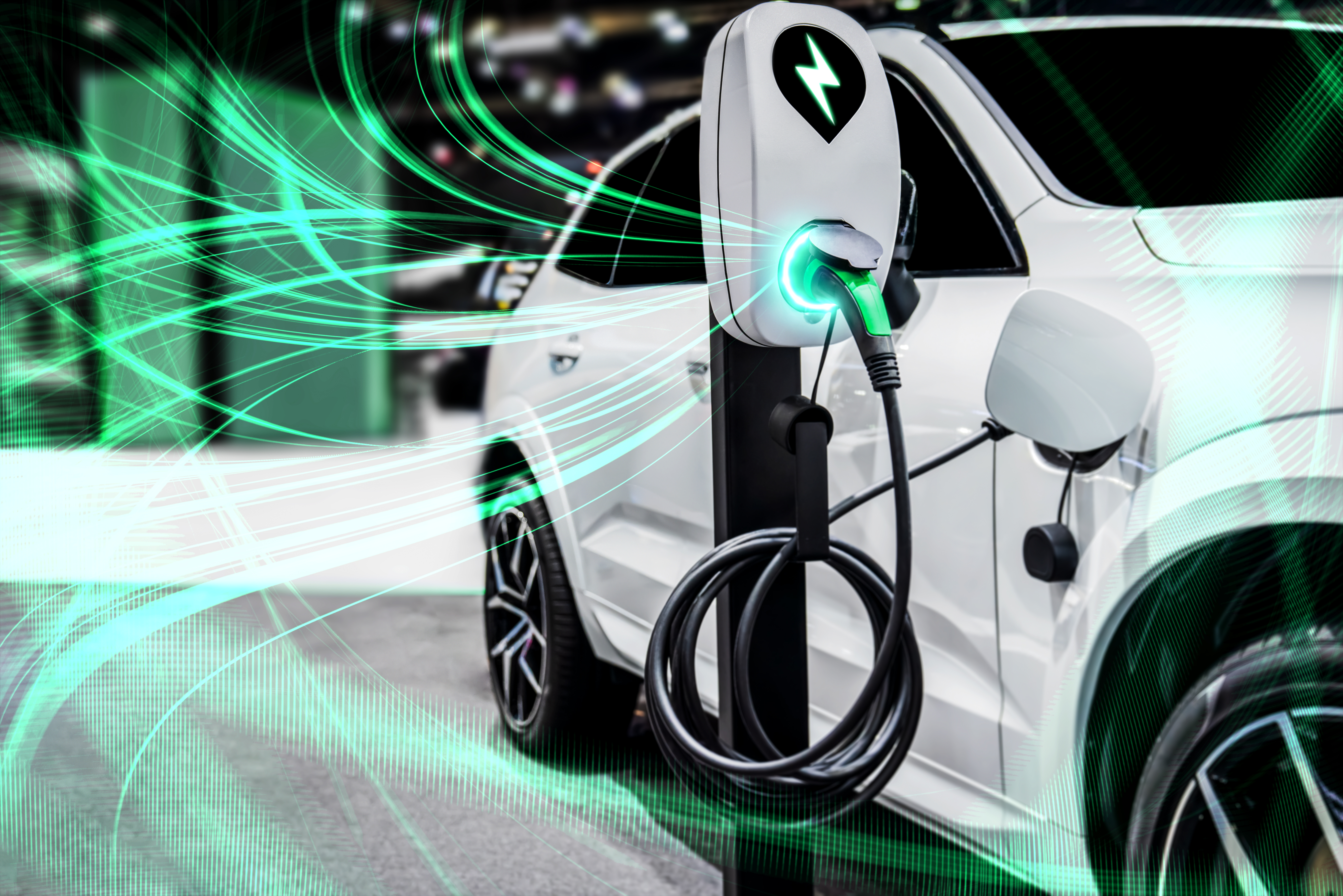 Electric vehicles and charging stations