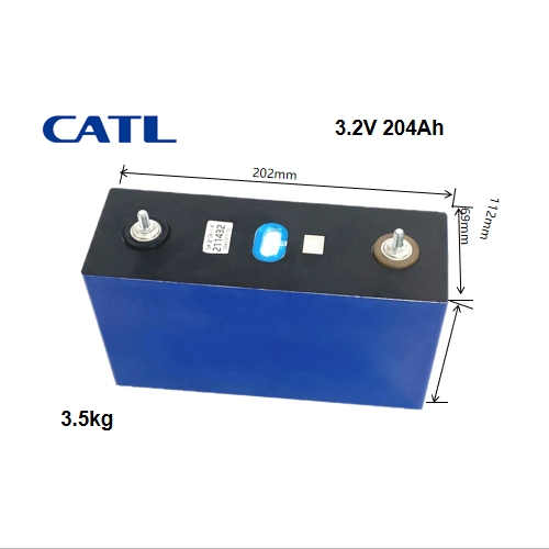 Catl Renewable 3.2V 204Ah Lifepo4 Battery Prismatic Cells Lithium Ion Phosphate Batteries For Solar Energy Storage