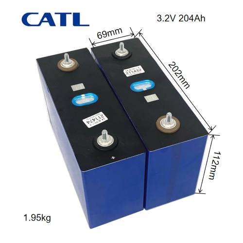 Catl 3.2V 204Ah Rechargeable Lifepo4 Prismatic Battery Cells Lithium Ion Phosphate Batteries For Solar Panel and Battery Pack
