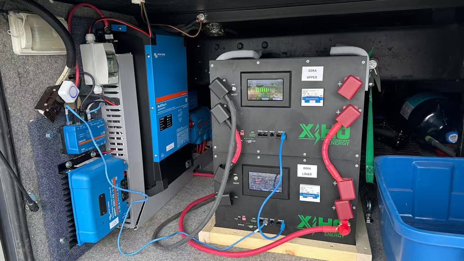 US customer returns picture using XIHO 15KWh battery pack