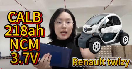 CALB 218ah for the Renault Twizy with Mass patch