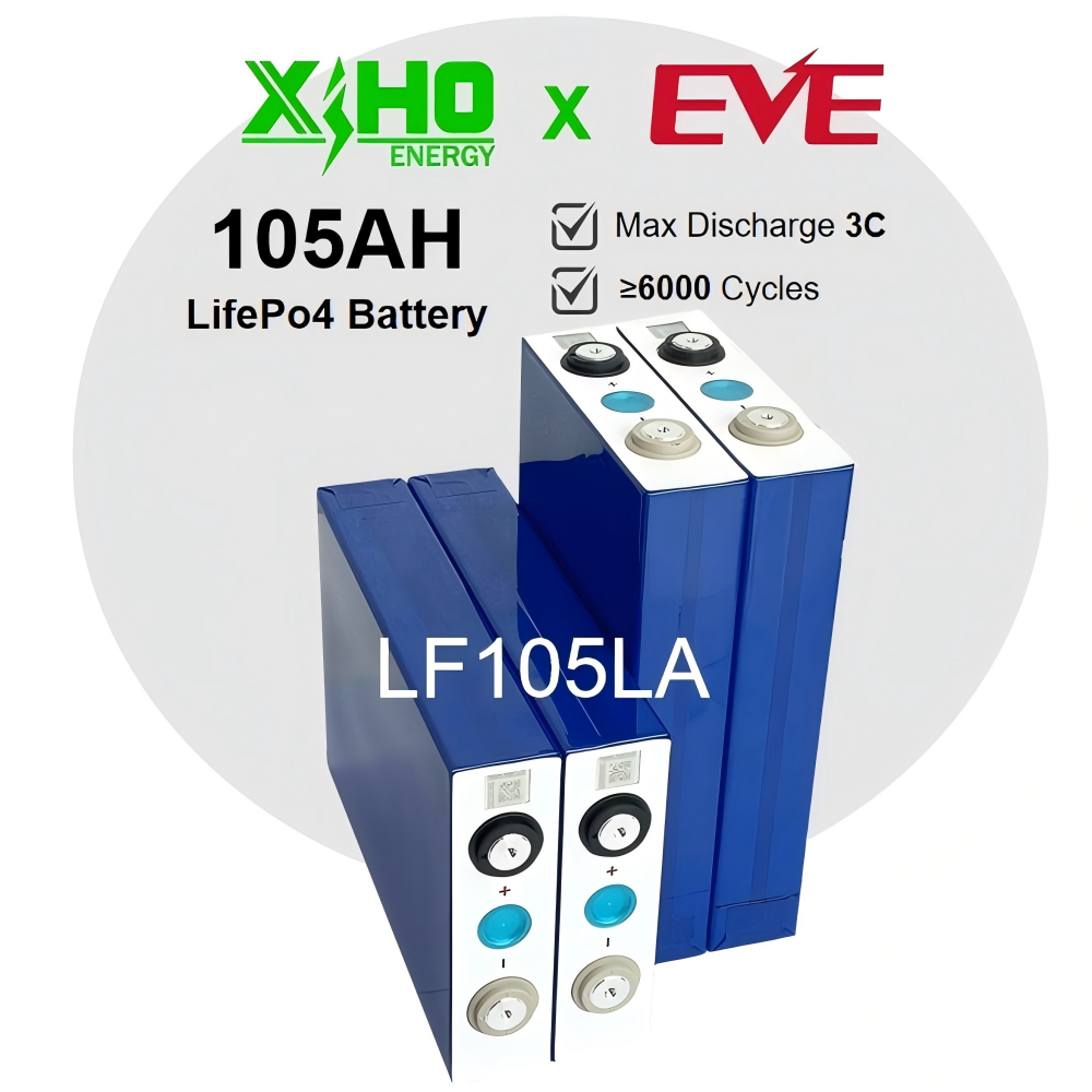 XIHO 3.2V 105Ah LF105 LiFePO4 Prismatic Cells Battery Energy Storage Solutions