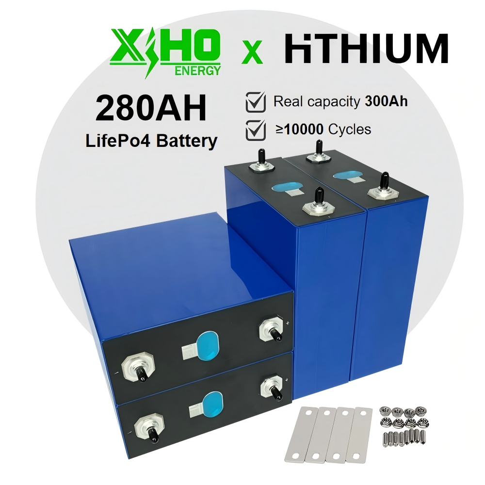 Hithium 10000 Cycle 3.2V 280Ah Lifepo4 Battery Energy Storage System Suppliers Prismatic Cells 