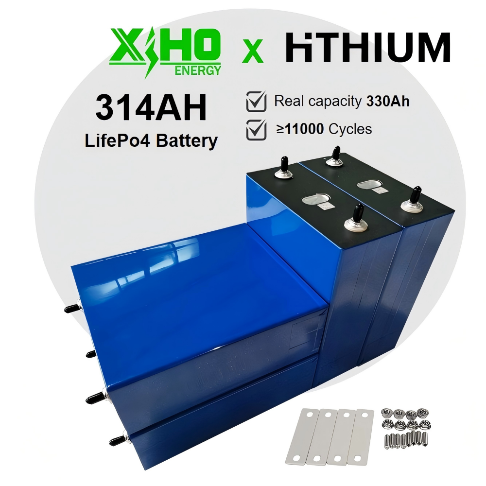 Hithium 11000 Cycles 314Ah Lifepo4 Prismatic Battery 3.2V Lithium Iron Cells For Custom Lithium Battery Packs