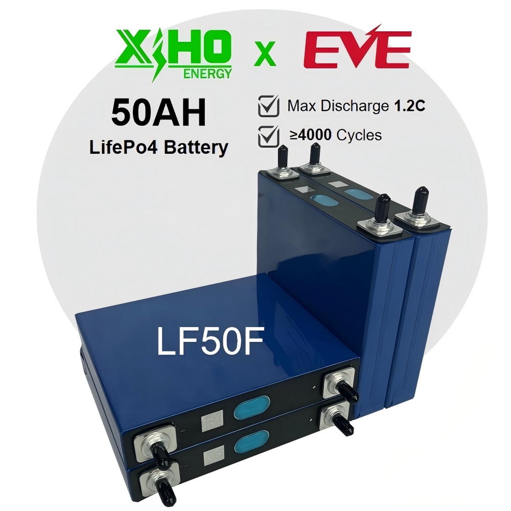 Battery Wholesaler EVE 3.2V 50Ah LF50F Lifepo4 Battery Cells Prismatic Lithium Ion Phosphate Batteries  Energy Storage System