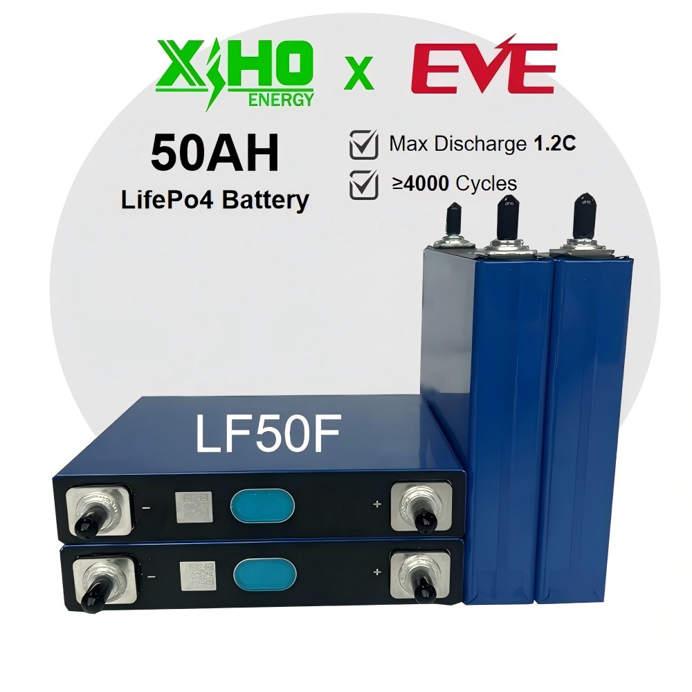XIHO 3.2V 50Ah LF50F Lifepo4 Battery Prismatic Cells Lithium Battery Manufacturers
