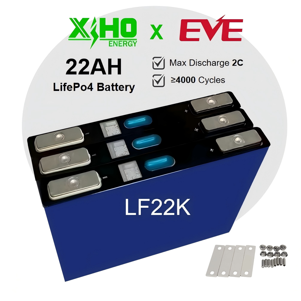 XIHO 3.2V 22Ah LF22K Lifepo4 Battery Prismatic Cells Lithium Battery Plant