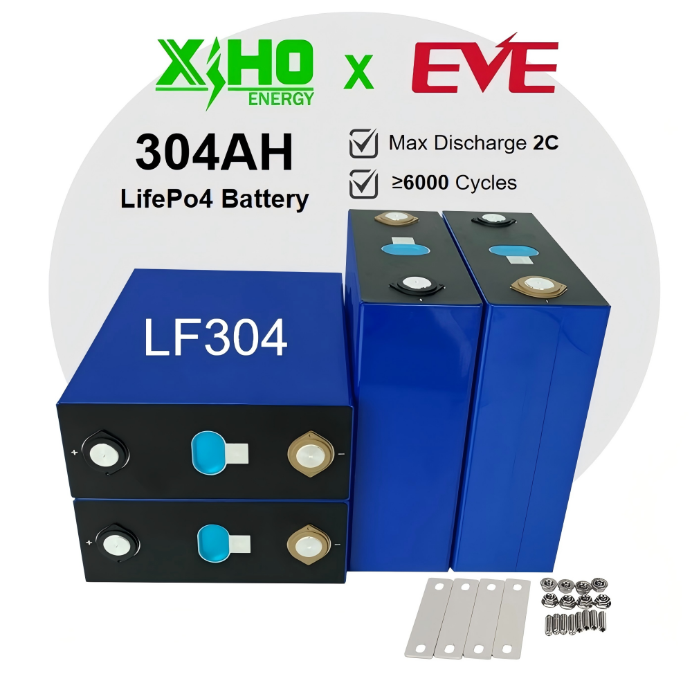 XIHO 3.2V 304Ah Lithium Battery Grade A lifepo4 Prismatic Cells Lithium Battery Supplier