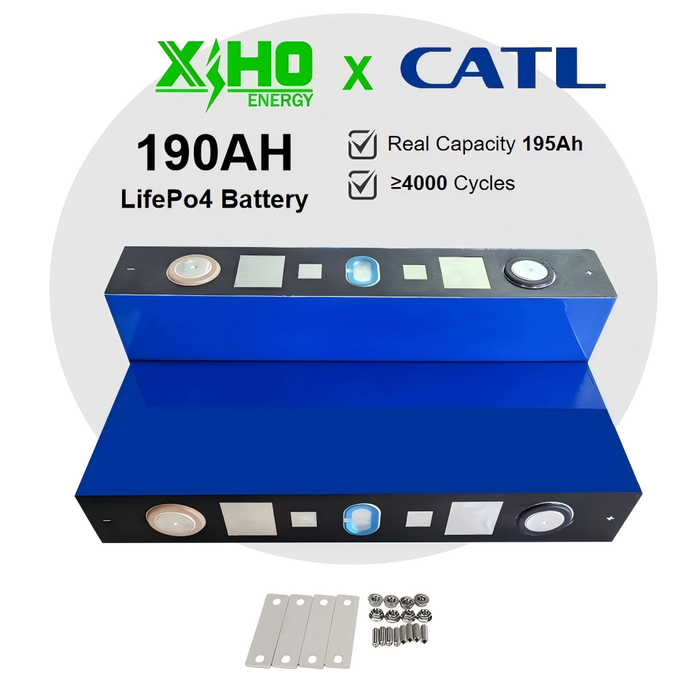 Grade A Catl 3.2V 190Ah Rechargeable Lithium Ion Batteries 190Ah Lifepo4 Battery Cells for Storage System 