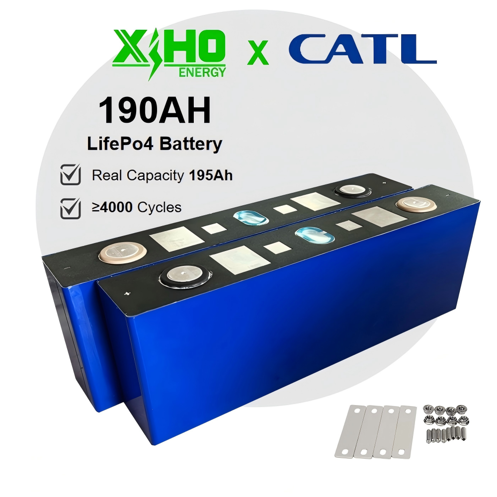 XIHO 3.2V 190Ah LiFeP04 Prismatic Cell Rechargeable Battery Lithium Battery Wholesale