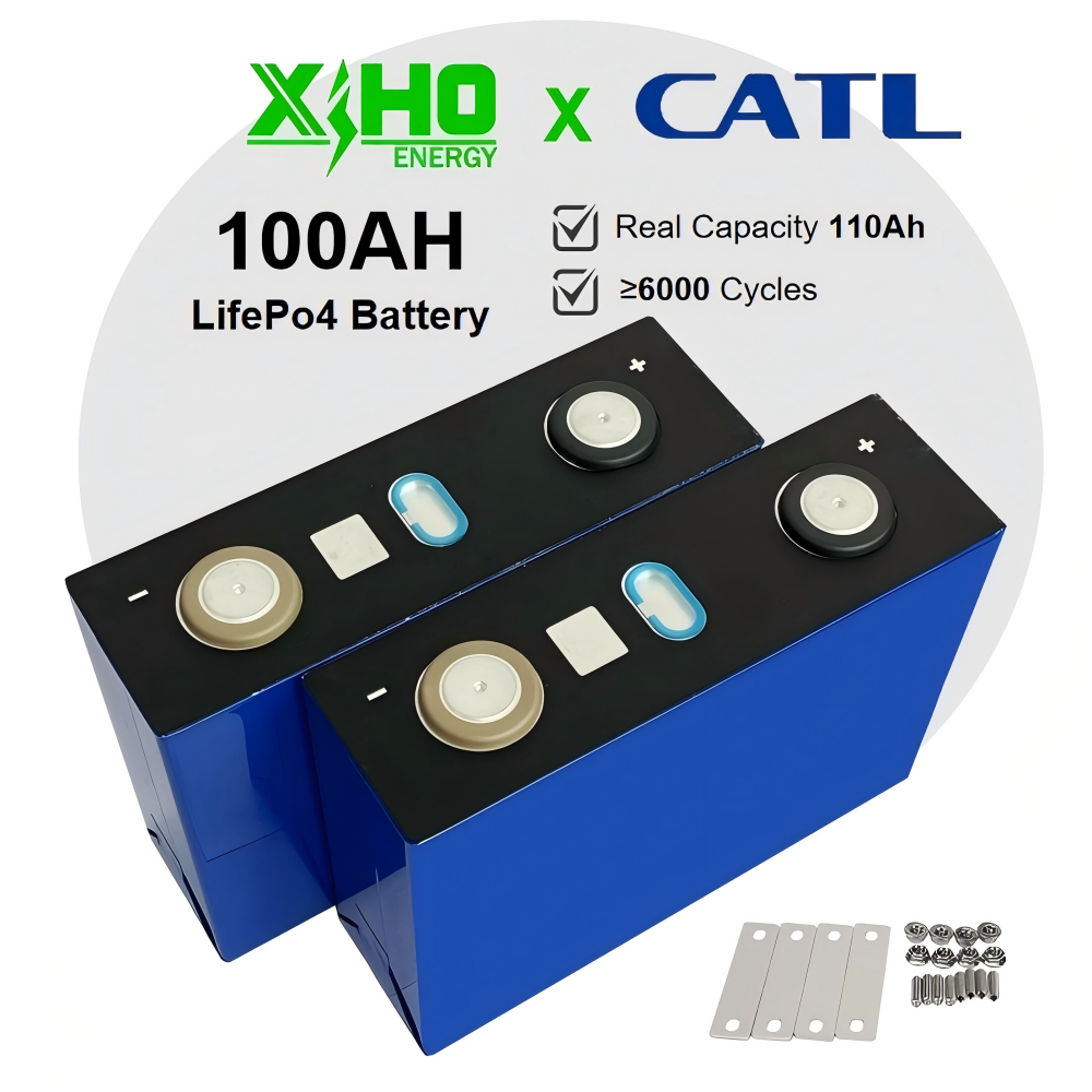 Xiho Catl 3.2V 100Ah Lifepo4 Battery Cell 100Ah 3.2V  Prismatic Rechargeable Batteries Energy Storage Solar Battery  