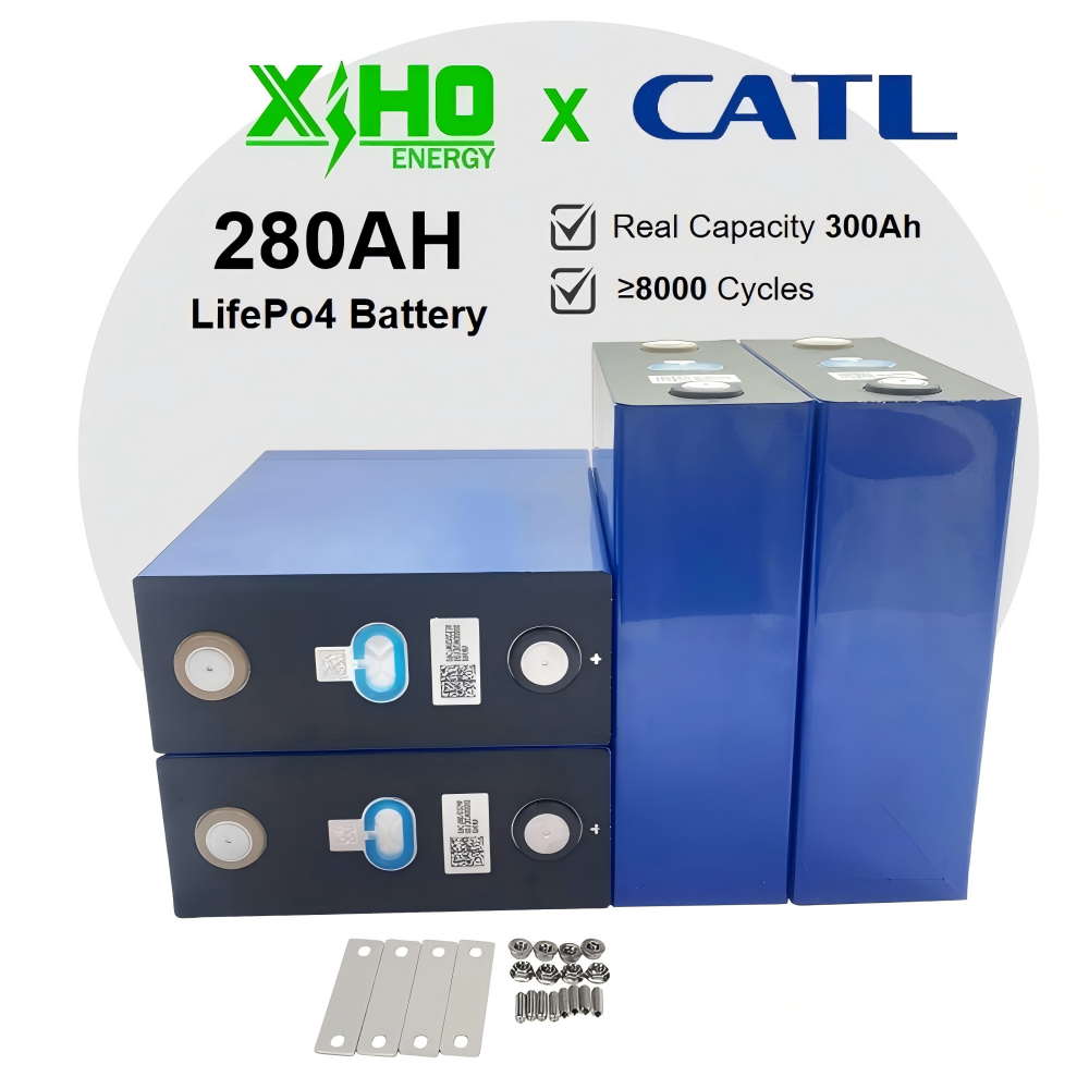  Catl Energy Storage Battery Manufacturer 3.2V 280Ah Lifepo4 Cell Battery Rechargeable Prismatic Lithium Home Energy and Solarbatterie 
