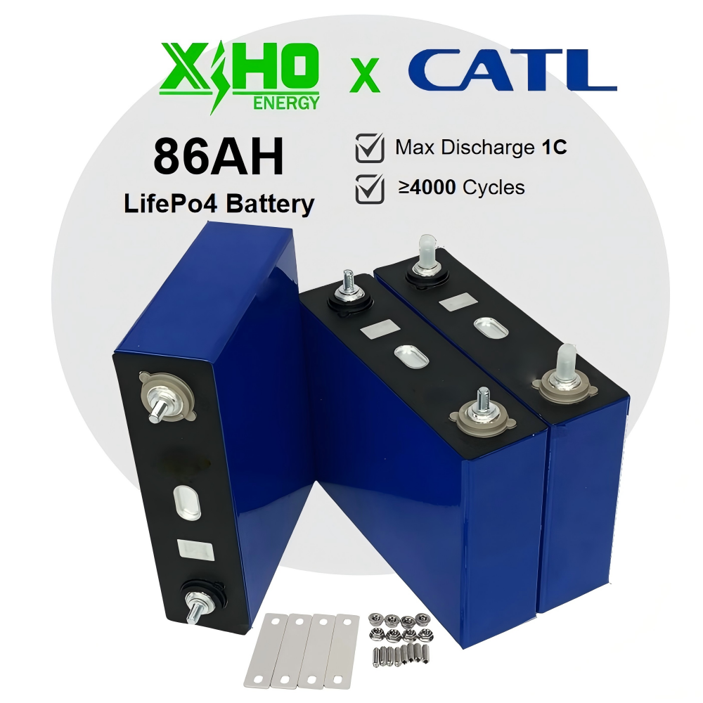 XIHO 3.2V 86Ah LiFeP04 Prismatic Cell Rechargeable Lithium lon Battery Lifepo4 Battery Manufacturer