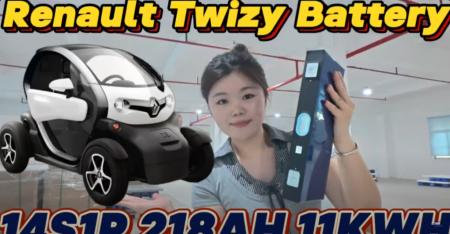 Twizy Battery Upgrade：11Kwh 14S1P 218Ah