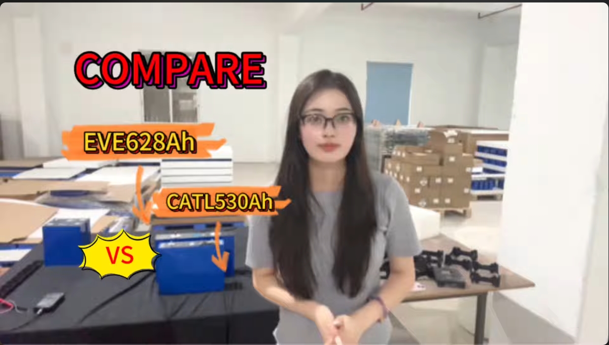 CATL 530AH vs EVE 628AH LiFePO4 Battery Comparison