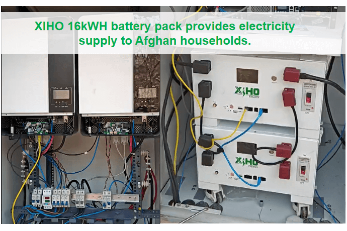 How the XIHO 15kWh Solar Battery Brought Reliable Off-Grid Power to an Afghan Family