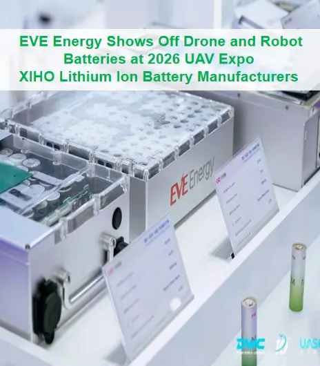 EVE Energy Shows Off Drone and Robot Batteries at 2026 UAV Expo