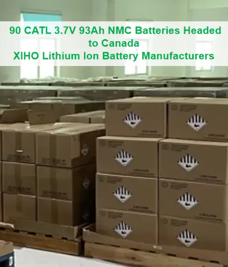 90 CATL 3.7V 93Ah NMC Batteries Headed to Canada