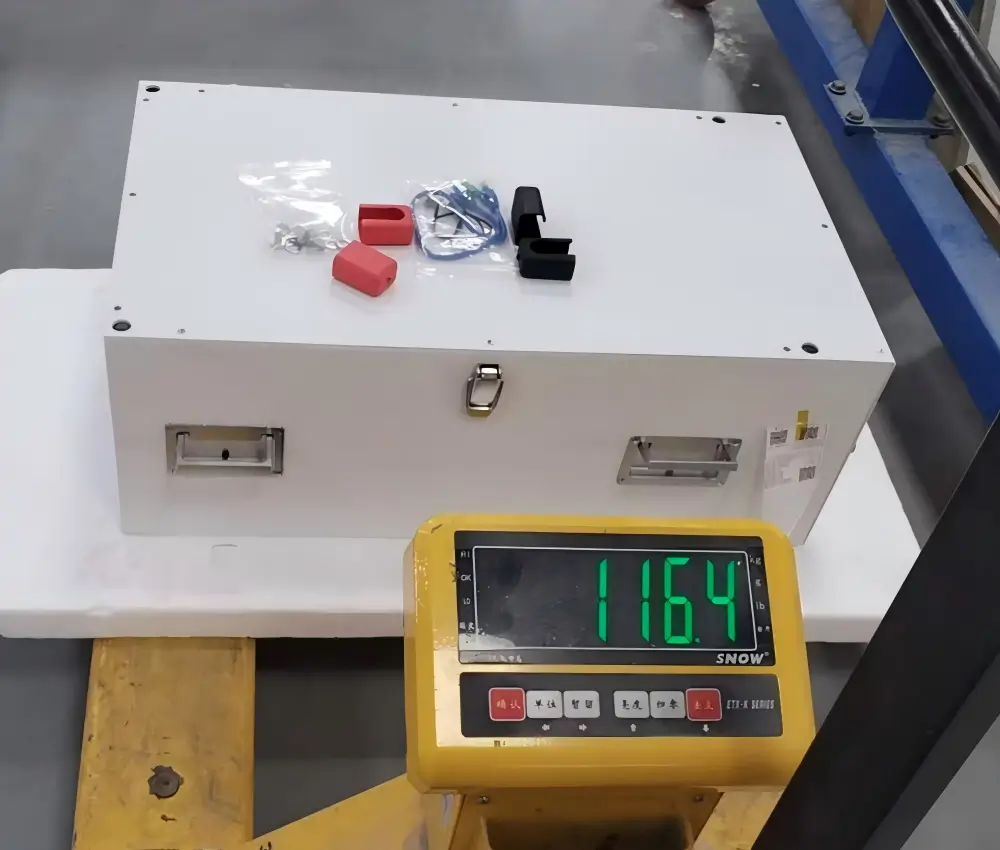 Battery Pack Weighing Process Step 1
