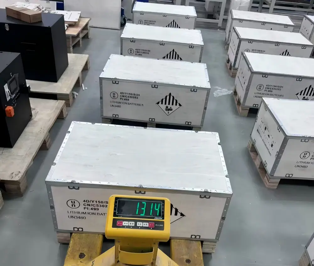 Battery Pack Weighing After Packing