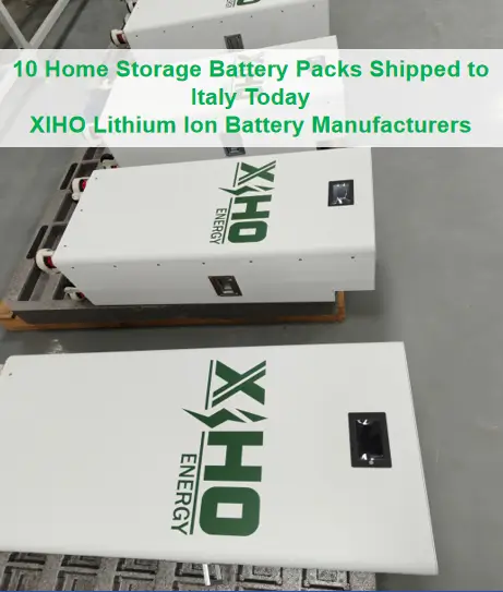 10 Home Storage Battery Packs Shipped to Italy Today