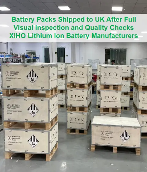 Battery Packs Shipped to UK After Full Visual Inspection and Quality Checks