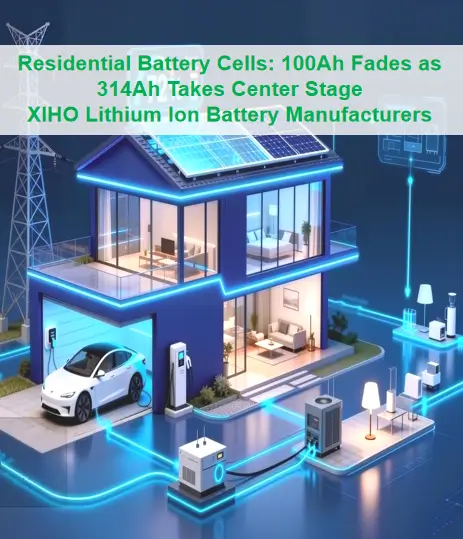 Residential Battery Cells: 100Ah Fades as 314Ah Takes Center Stage