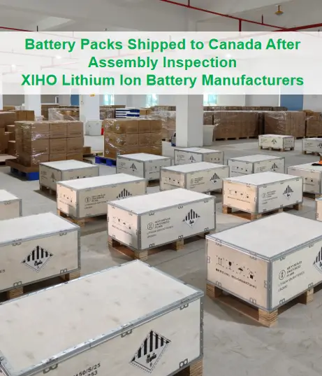 Battery Packs Shipped to Canada After Assembly Inspection
