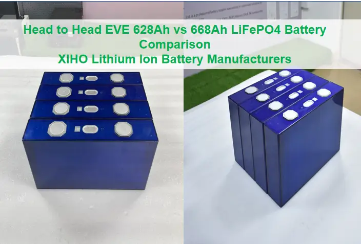 Head to Head EVE 628Ah vs 668Ah LiFePO4 Battery Comparison