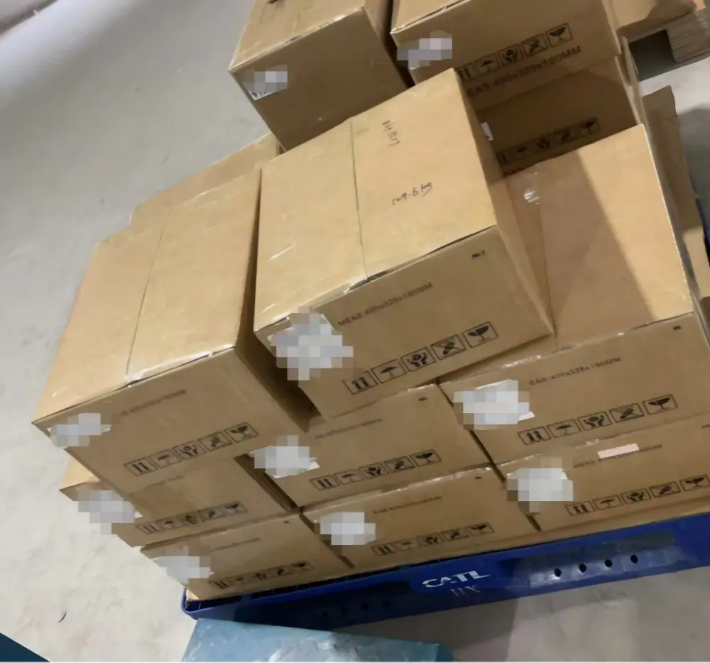 Shipping Label Applied EVE 314Ah
