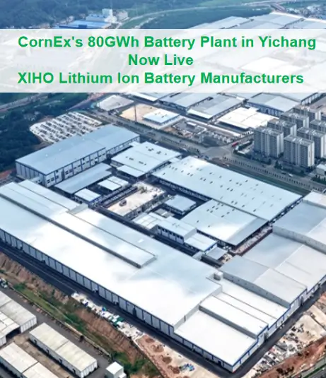 CornEx's 80GWh Battery Plant in Yichang Now Live