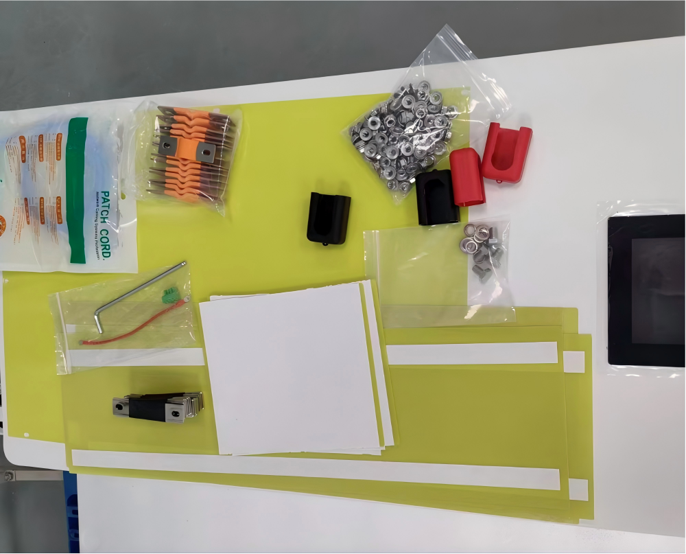 battery packs ready for loading to Canada