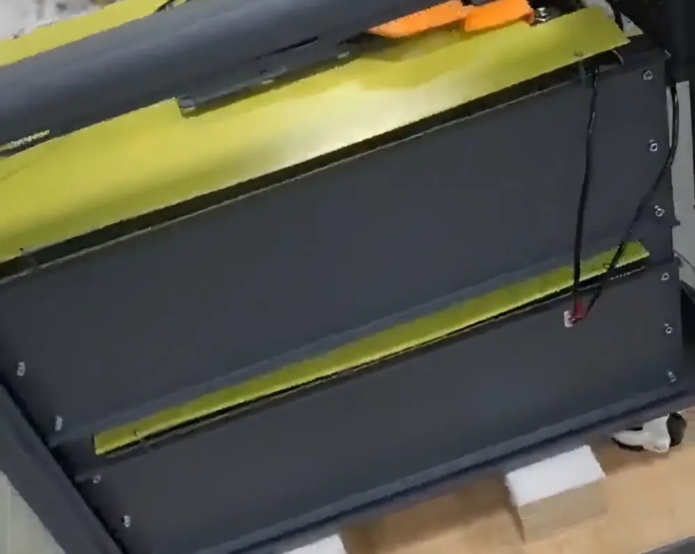 JK PACE BMS 34KWh LiFePO4 battery pack front view