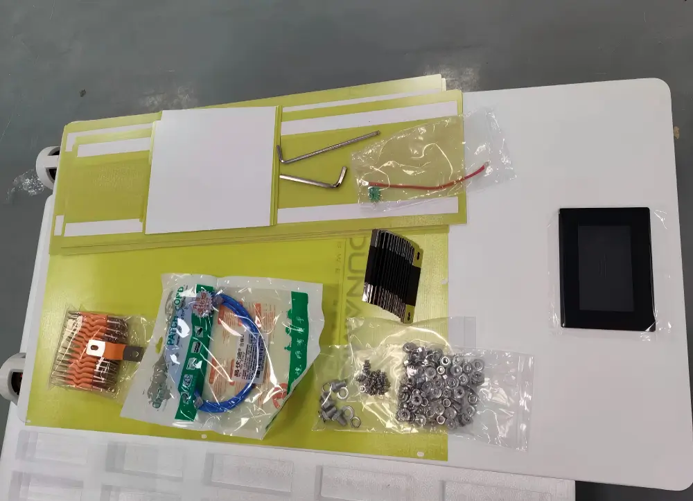 battery pack casing wheel and wiring inspection