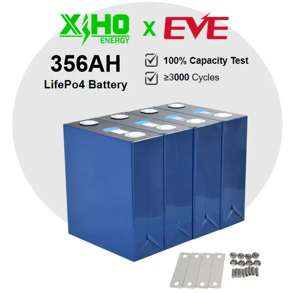 EVE 3.2V 356Ah LF356L High Capacity LiFePO4 Prismatic Cells For Household Energy Storage