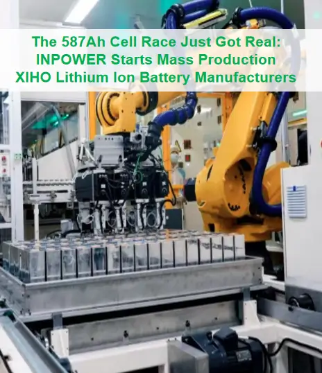 The 587Ah Cell Race Just Got Real: INPOWER Starts Mass Production