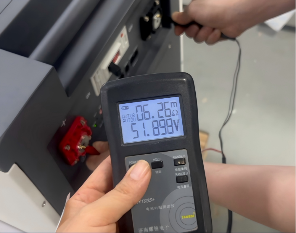 voltage internal resistance visual test for LiFePo4 battery pack