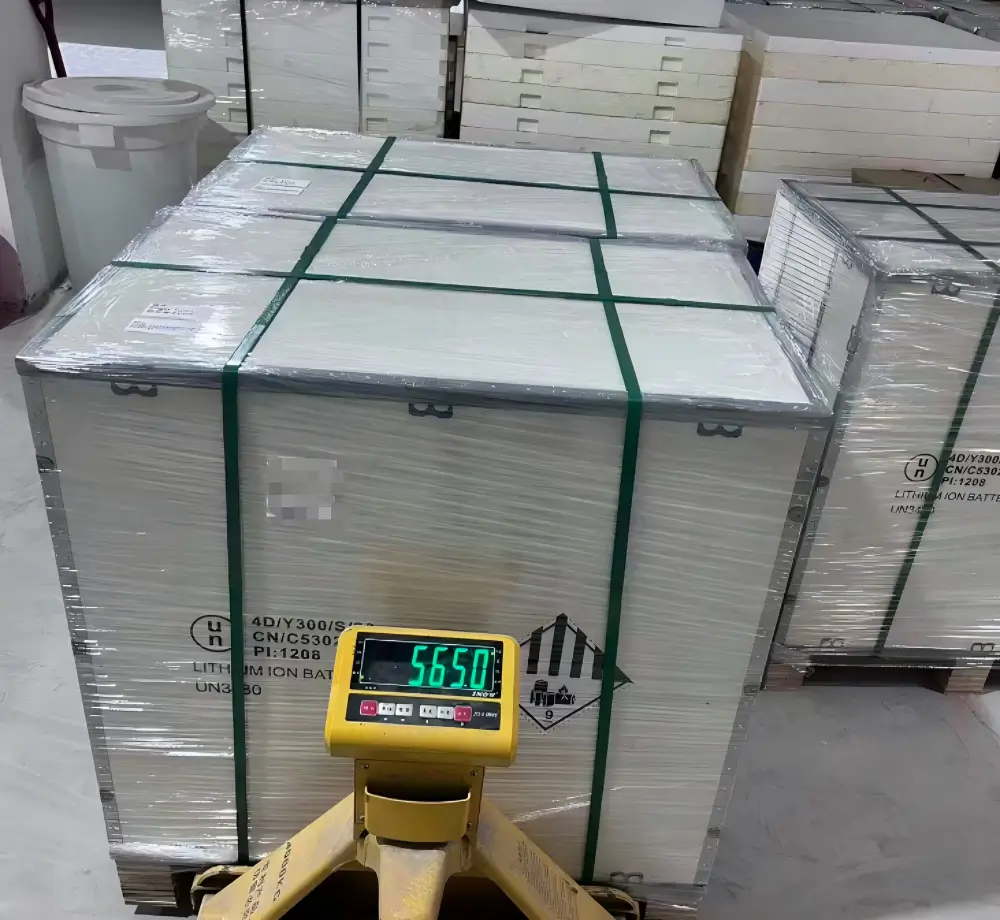 secure pallet packing for Canada home storage battery transit
