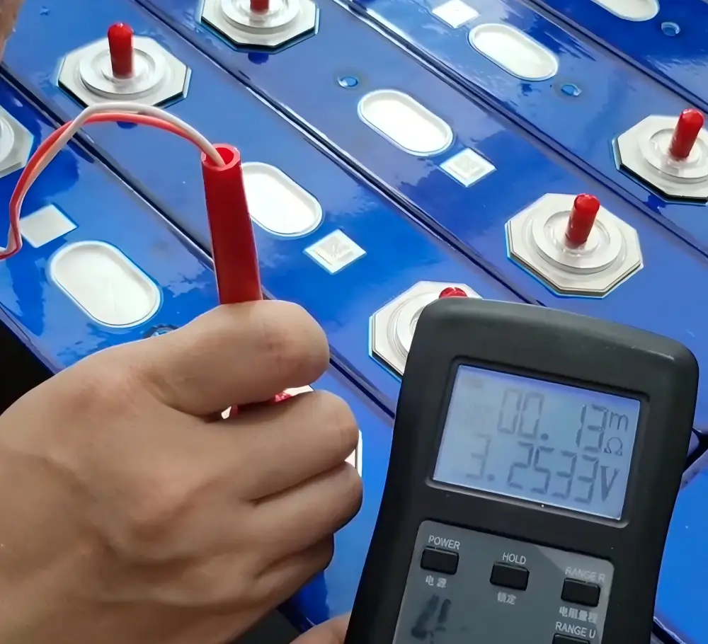 Torque Test on Battery Connection Points Before Shipment