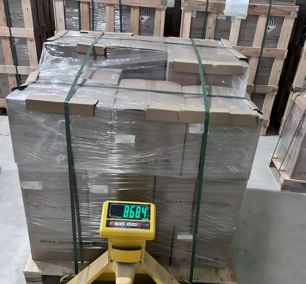 Secure Packaging of 668Ah Battery Cells for US Transit