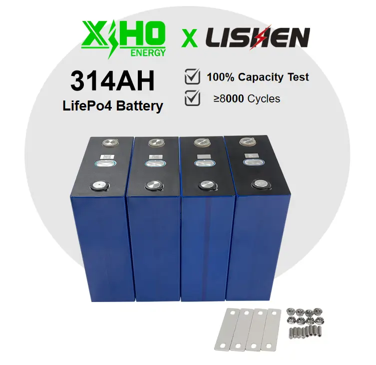 LISHEN Factory Direct 3.2V 314Ah Lishen Lifepo4 Battery Cell Phosphate Solar Battery Energy Storage Systems
