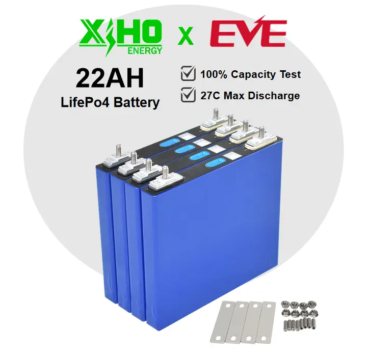 EVE 3.2V 22Ah LF22K Quality Guaranteed LiFePO4 Prismatic Cells For Electric Car