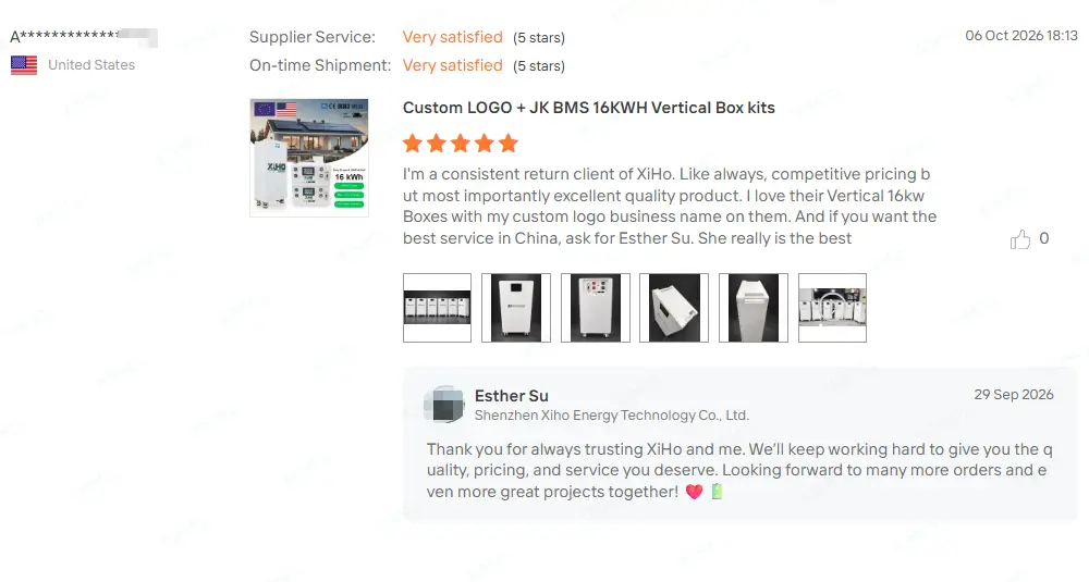 xiho energy 16kwh vertical box kit customer review
