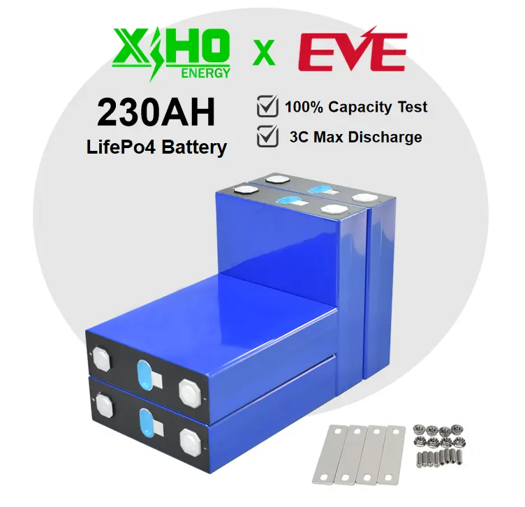 EVE 3.2V 230Ah LF230 Best Selling LiFePO4 Prismatic Cells For Household Energy Storage