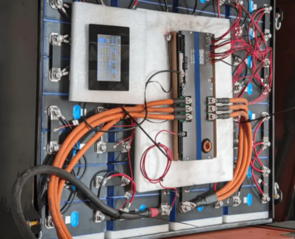 forklift lithium battery pack assembly copper busbar