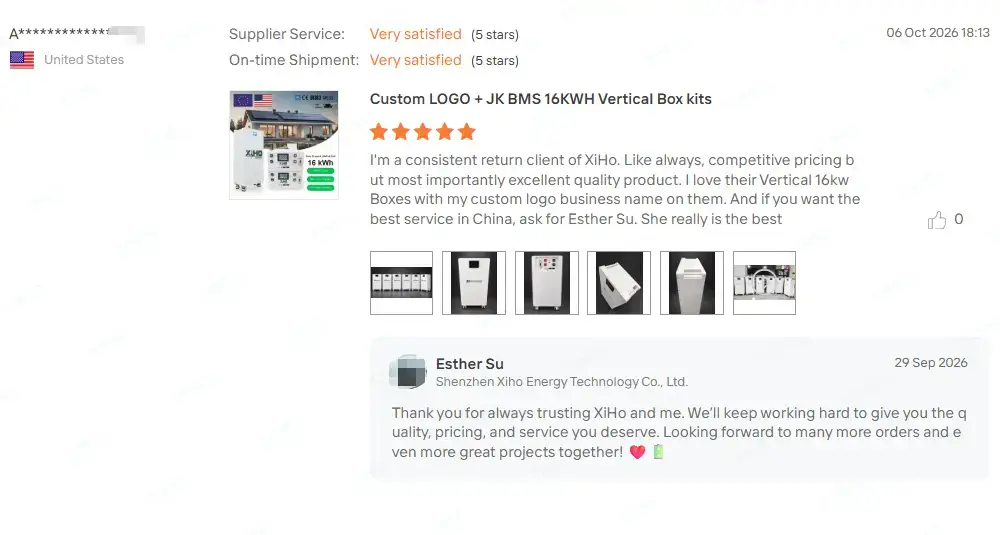 xiho energy 16kwh vertical box kit customer review
