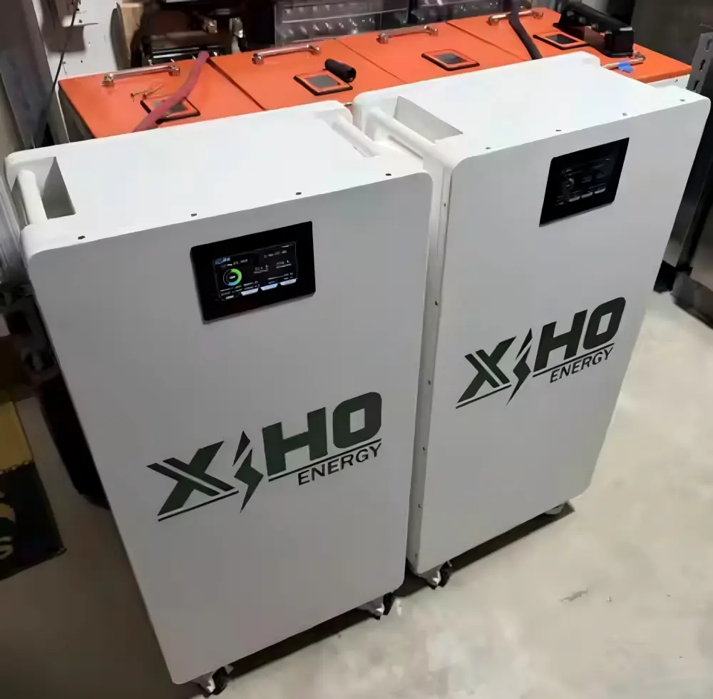 16kwh vertical cabinet battery in use